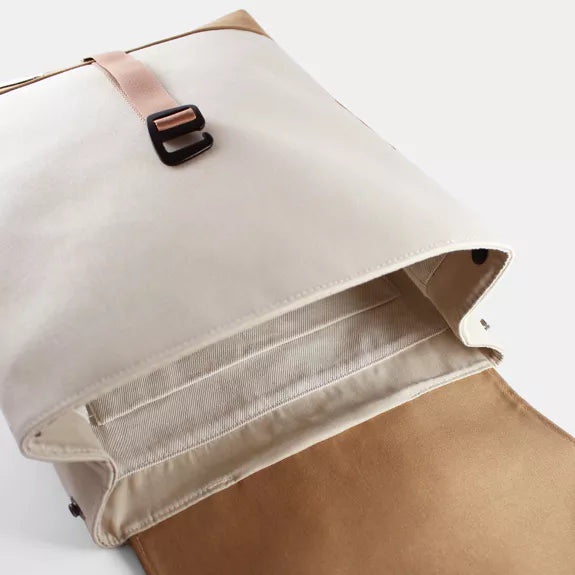 Reliee Bags. Mel Mountain Vegan Leather Tan Backpack.