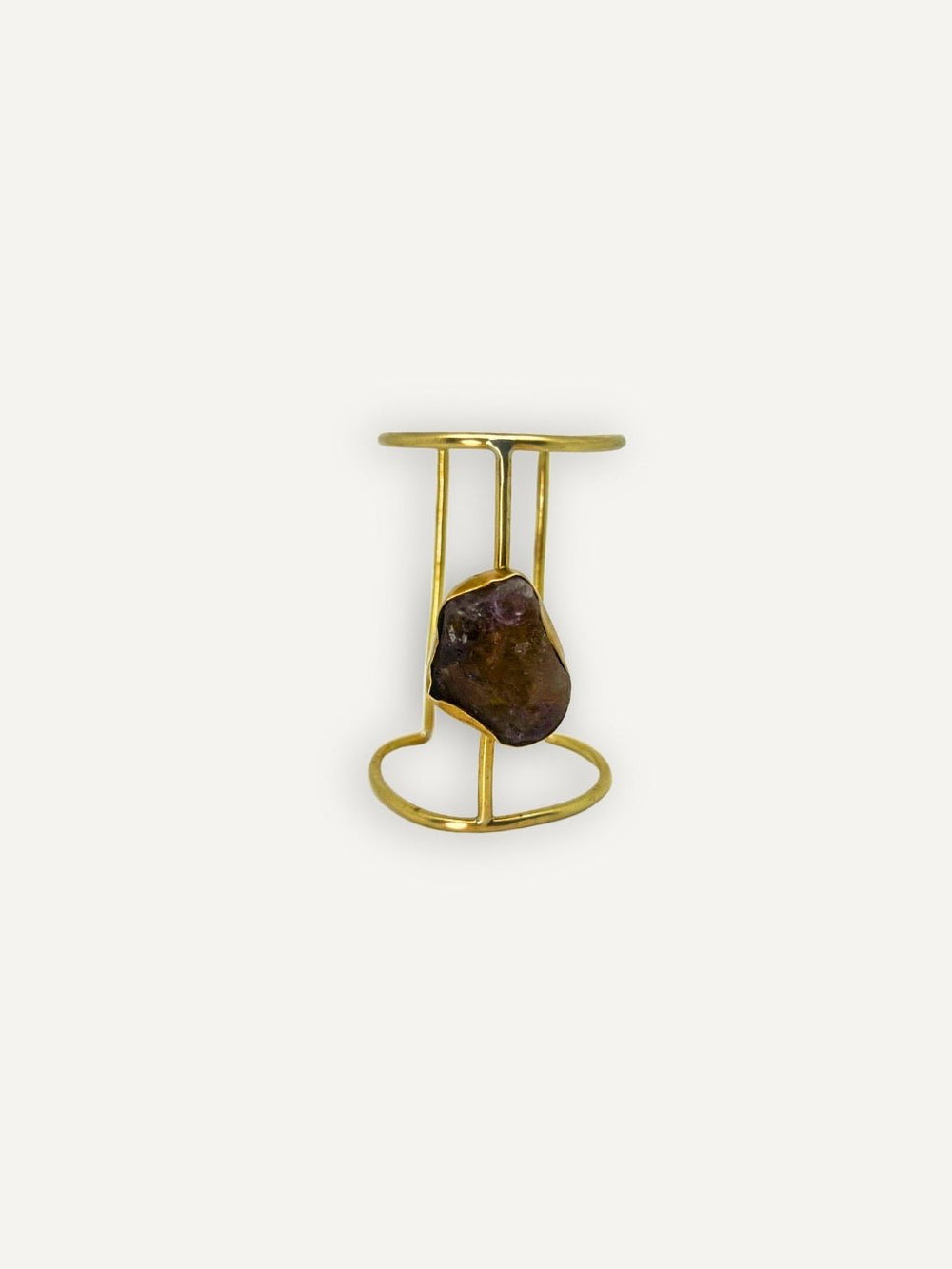 Best Selling Kenyan Brand, Gold Plated Baraka Amethyst Bracelet By Lamu Jewelry.