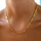 18K Gold Plated and Waterproof Heartbreaker Necklace. ALCO Jewelry.