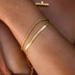 18K Gold Plated Disco Cowgirl Bracelet. ALCO Jewelry.