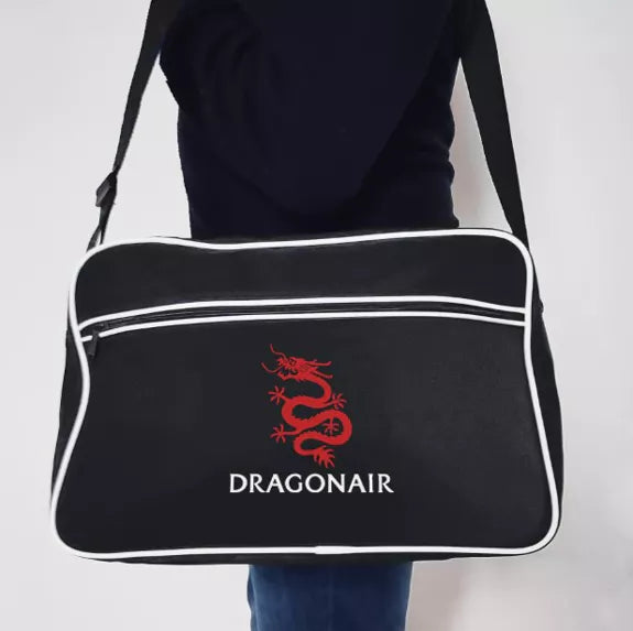 Airline Originals. Dragon Air Messenger Cabin and Travel Bag for Men.