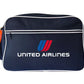 Airline Originals. United Airlines Messenger Cabin and Travel Bag for Men.