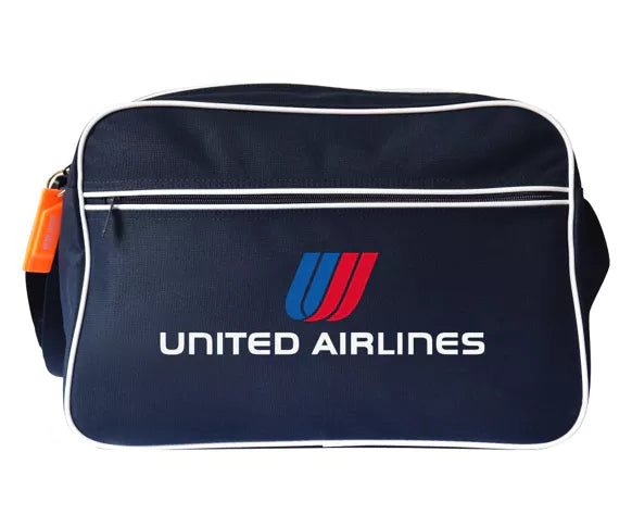 Airline Originals. United Airlines Messenger Cabin and Travel Bag for Men.