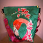 Chloe Croft. Flamingo & Flowers. Vegan Bag.