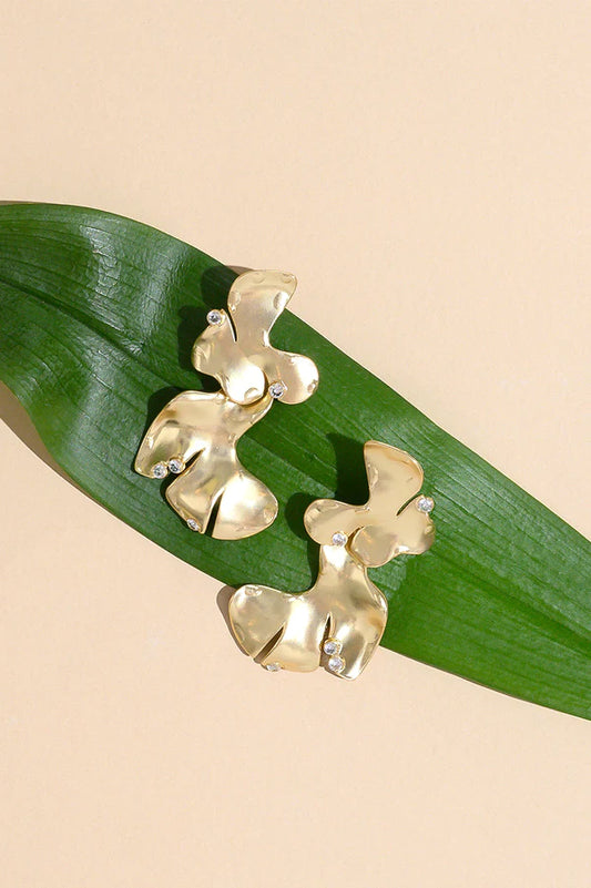 Best Selling USA Brand. Rare Matters. Foliage Statement Earrings. Sustainable Jewelry.