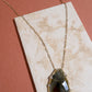 Best Selling USA Brand. Rare Matters. Labradorite Organic Teardrop Gemstone Pendant Necklace. Sustainable Jewelry.