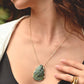 Best Selling USA Brand. Rare Matters. African Turquoise Teardrop Gemstone Pendant Necklace. Sustainable Jewelry.