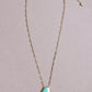 Best Selling USA Brand. Rare Matters. Turquoise Teardrop Gemstone Pendant Necklace. Sustainable Jewelry.