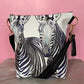 Chloe Croft. Zebras. Women's Vegan Bag.