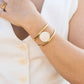 Best Selling Kenyan Brand, Gold Plated Brass White Farida Bracelet By Lamu Jewelry.