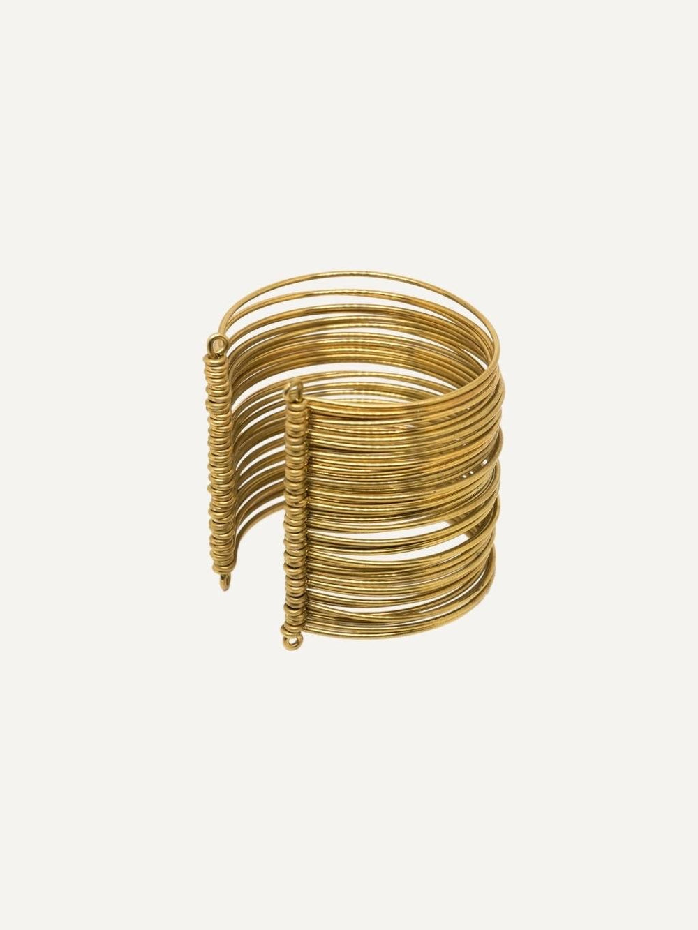 Best Selling Kenyan Brand, Gold Plated Makeba Bracelet By Lamu Jewelry.