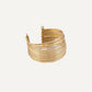 Best Selling Kenyan Brand, Gold Plated Makeba Fine Bracelet By Lamu Jewelry.