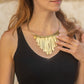 Best Selling Kenyan Brand, Gold Plated Brass Cleopatra Choker By Lamu Jewelry.