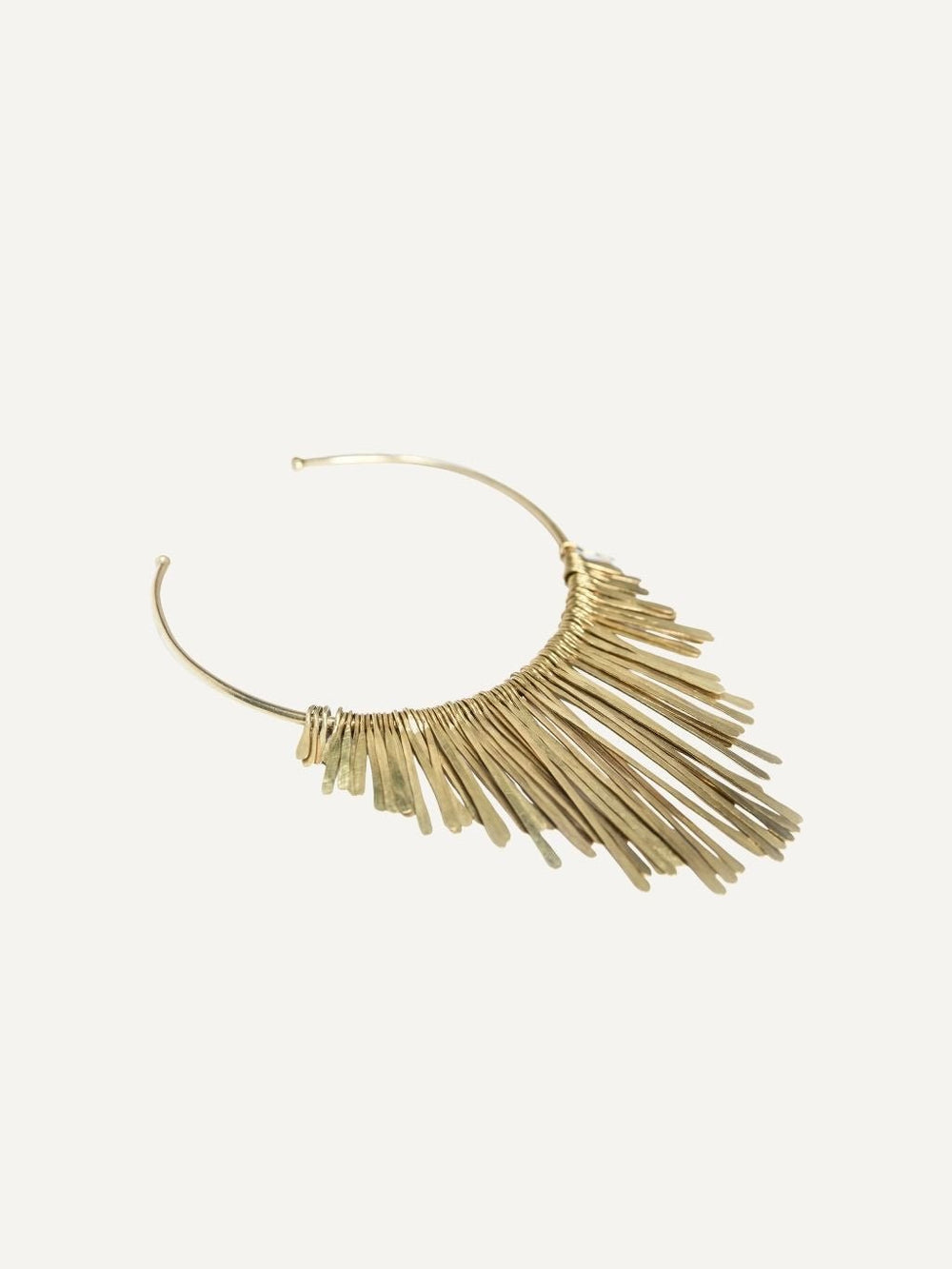 Best Selling Kenyan Brand, Gold Plated Brass Cleopatra Choker By Lamu Jewelry.