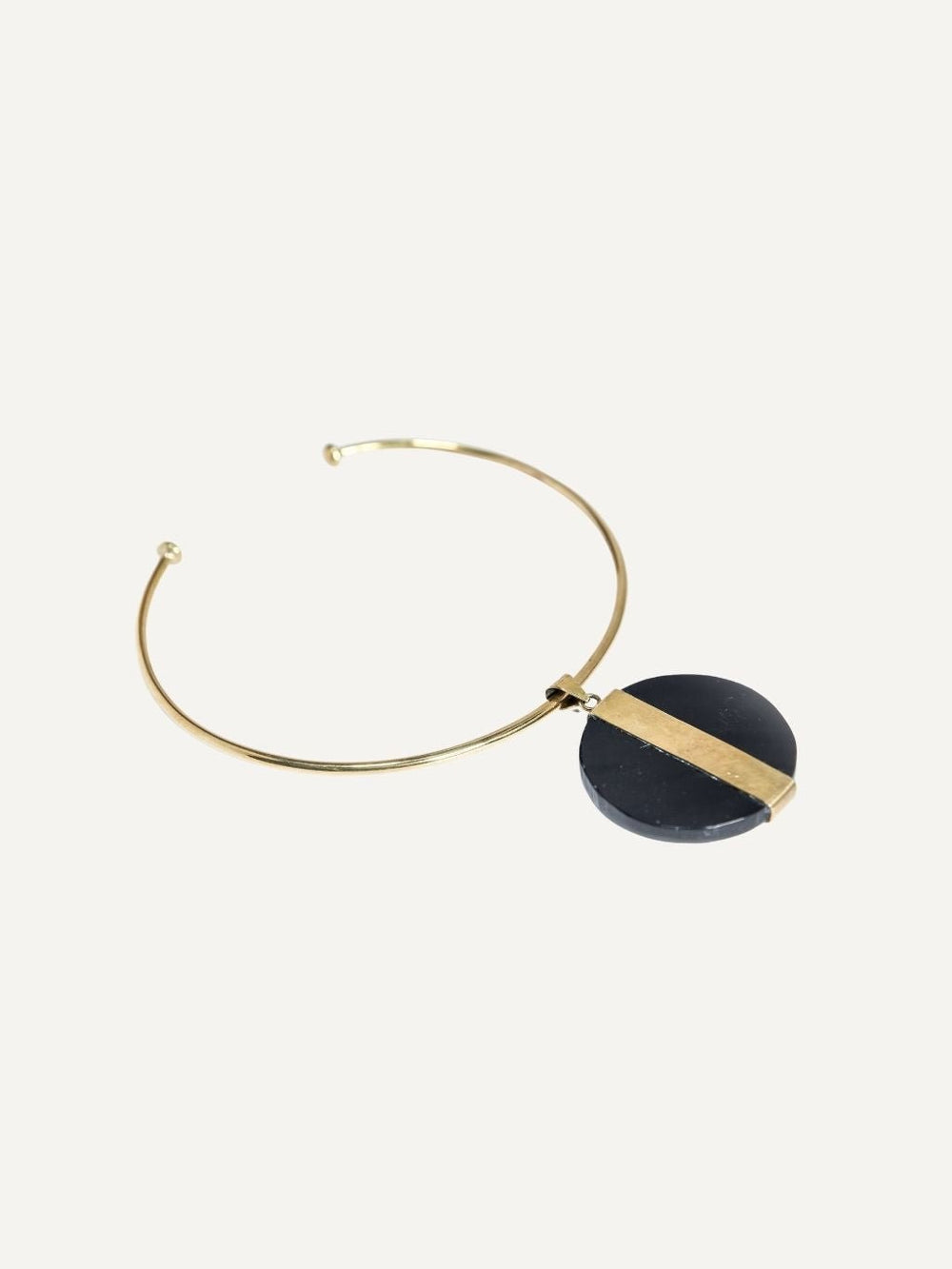 Best Selling Kenyan Brand, Gold Plated Brass Shani Choker By Lamu Jewelry.