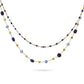 Anartxy Jewelry. Double Layered Crystal Bead Necklace.