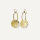 Best Selling Kenyan Brand, Gold Plated Nina Earrings By Lamu Jewelry.