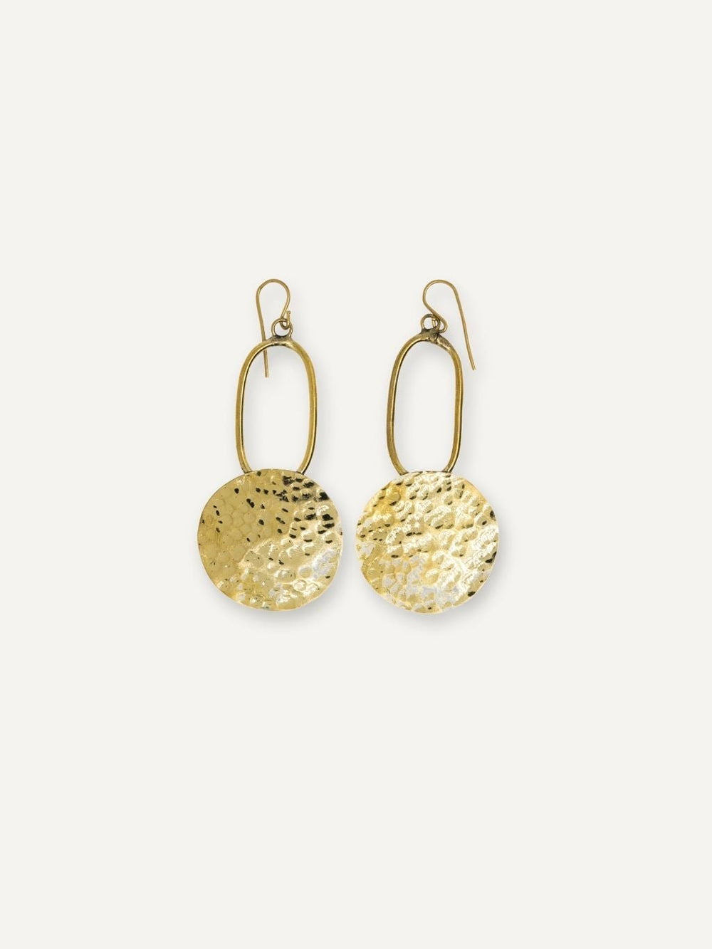 Best Selling Kenyan Brand, Gold Plated Nina Earrings By Lamu Jewelry.