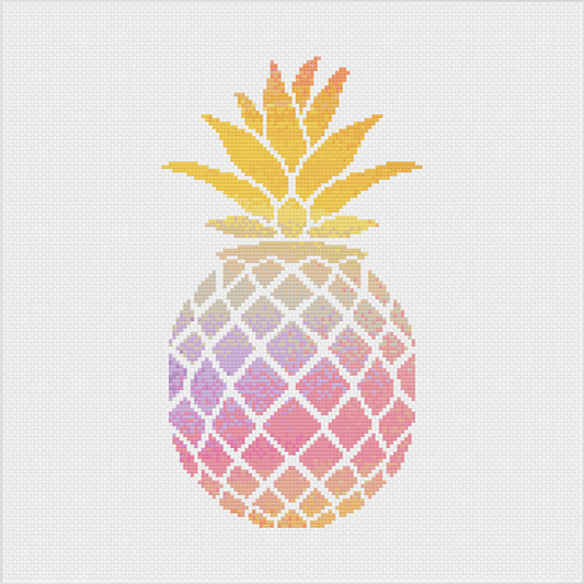 Meloca Cross Stitch Kit Designs: Pineapple Cross Stitch Full Kit