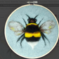 The Crafty Kit Company - Bee in a Hoop Needle Felting Kit
