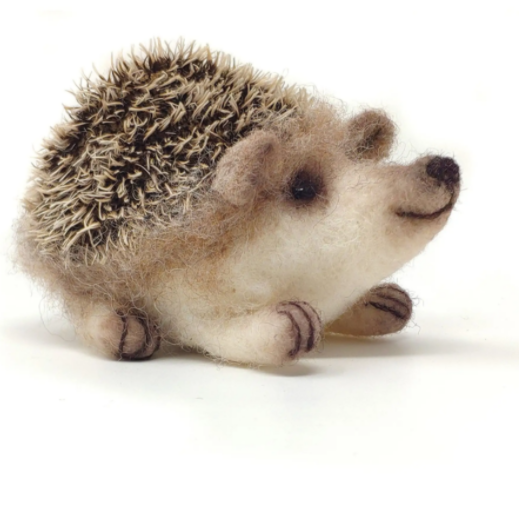 The Crafty Kit Company.  Baby Hedgehog Needle Felting Kit