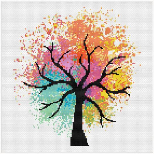 Tree Cross Stitch Full Kit by Meloca Cross Stitch Kit Designs