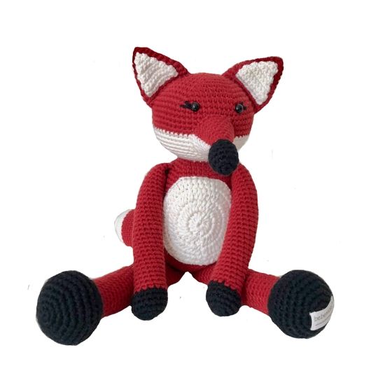 BebeMoss Plush Toys - Missy the Fox - Black and White