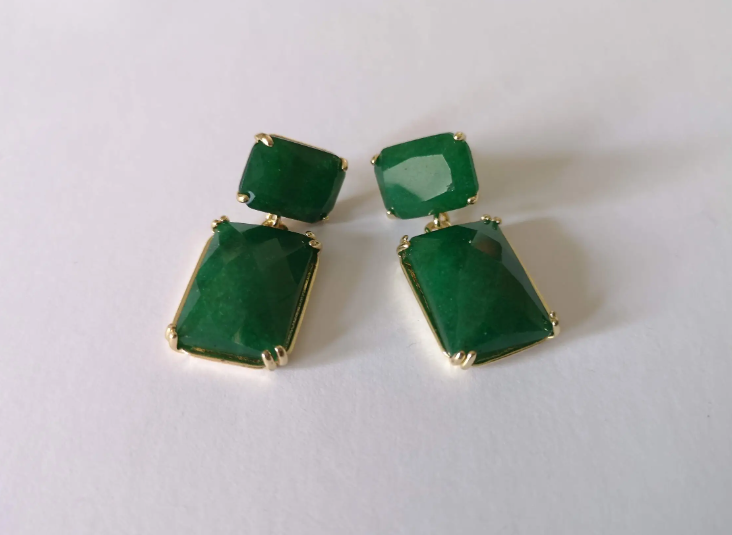 Annabelle Hardie - The Wild Baby Earrings (forest green)