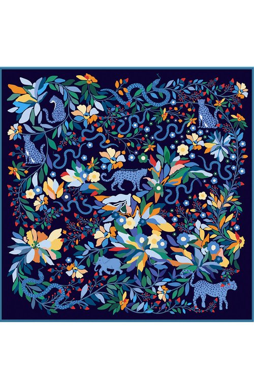 Jessie Zhao. Wool Shawl Of Night Zoo