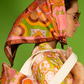 Nuvula. 60's SILK PINK SCARF