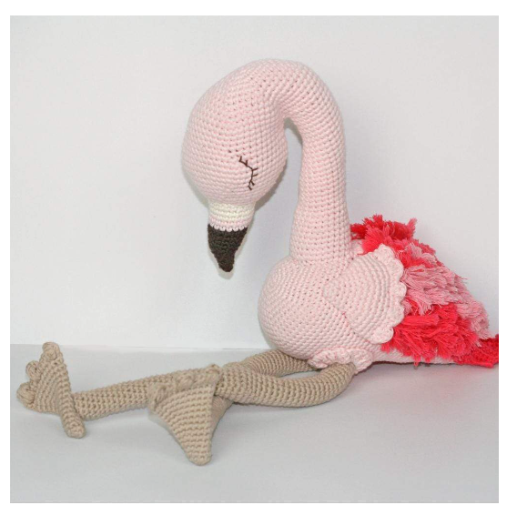 BebeMoss Plush Toy. Patty The Flamingo.