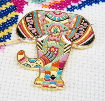 Mandala Elephant Cross Stitch Full Kit by Meloca Designs